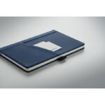 A5 notebook PU front pocket – Rückansicht
