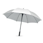 27" Regenschirm Weiß, Rückansicht