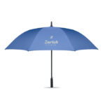 27" Regenschirm Blau mit markiertem Druckbereich für Ihr Logo