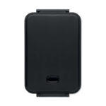 Lunchbox PP 2200 ml Schwarz, Seitenansicht