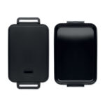 Lunchbox PP 2200 ml Schwarz von oben