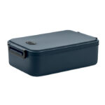Lunchbox PP 2200 ml Blau als Werbeartikel mit Logodruck