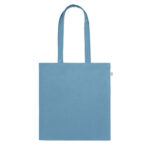 Einkaufstasche recy. Baumwolle Blau, Rückansicht