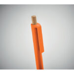 Druckkugelschreiber recy. ABS Orange, Detailaufnahme des Materials