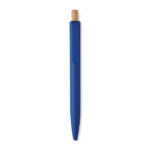 Druckkugelschreiber recy. ABS Blau, Rückansicht