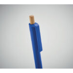 Druckkugelschreiber recy. ABS Blau, Detailaufnahme des Materials