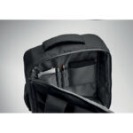 15" Laptop-Rucksack Schwarz von oben