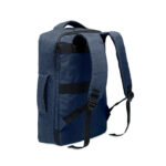 15" Laptop-Rucksack Blau, geöffnet dargestellt