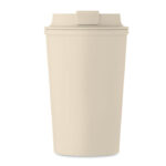 Doppelwandiger Becher 350 ml Braun, Seitenansicht