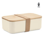 Lunchbox PLA Mais 1000ml Braun als Werbeartikel mit Logodruck