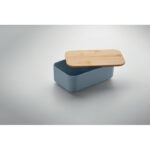 Lunchbox PLA Mais 1000ml Blau, Detailaufnahme des Materials
