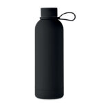 Doppelwandige Flasche 500 ml Schwarz von oben