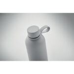 Doppelwandige Flasche 500 ml Grau, Detailaufnahme des Materials