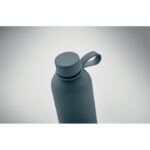 Doppelwandige Flasche 500 ml Blau, Detailaufnahme des Materials