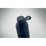 Doppelwandige Flasche 500 ml Blau, Detailaufnahme des Materials