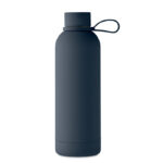 Doppelwandige Flasche 500 ml Blau von oben