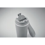 Doppelwandiger Trinkbecher 350 Grau, Detailaufnahme des Materials