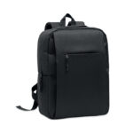 15" Laptop-Rucksack Schwarz als Werbeartikel mit Logodruck