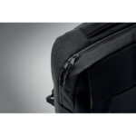 15" Laptop-Rucksack Schwarz, Seitenansicht