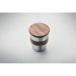 Einwandiger Becher 350 ml Silber, Detailaufnahme des Materials