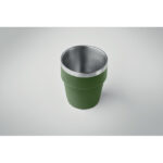 Doppelwandiger Trinkbecher 250 Gruen, Detailaufnahme des Materials