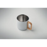 Doppelwandiger Becher 350 ml Weiß, Detailaufnahme des Materials