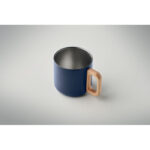 Doppelwandiger Becher 350 ml Blau, Detailaufnahme des Materials
