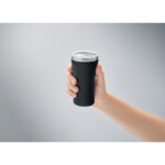 Doppelwandiger Trinkbecher 160 Schwarz, Detailaufnahme des Materials