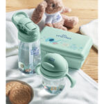 Baby-Trinklernbecher Tritan mit markiertem Druckbereich für Ihr Logo