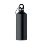 Doppelwandige Flasche 500 ml Schwarz als Werbeartikel mit Logodruck