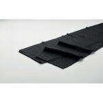 Schal RPET-Polyester Schwarz, Detailaufnahme des Materials