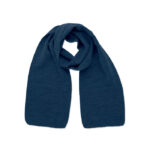Schal RPET-Polyester Blau als Werbeartikel mit Logodruck