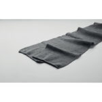 Schal RPET-Polyester Schwarz, Detailaufnahme des Materials