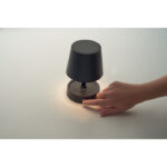 USB-Tischlampe Schwarz, Detailaufnahme des Materials