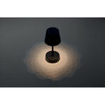 USB-Tischlampe Schwarz von oben