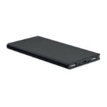 Powerbank 8.000 mAh aus recyceltem Aluminium als Werbeartikel mit Gravur