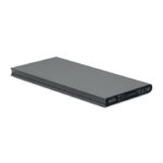 8000 mAh Powerbank Silber, Rückansicht