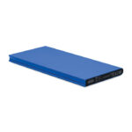 8000 mAh Powerbank Blau, geöffnet dargestellt