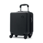 14" Trolley Schwarz, geöffnet dargestellt