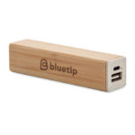 2600 mAh Powerbank mit markiertem Druckbereich für Ihr Logo