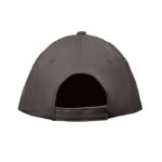 Baseball cap 5 panels 180gr Grau, Rückansicht