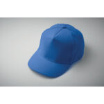 Baseball cap 5 panels 180gr Blau, Detailaufnahme des Materials