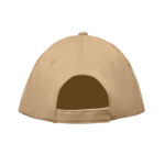 Baseball cap 5 panels 180gr Weiß, Rückansicht