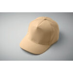 Baseball cap 5 panels 180gr Weiß, Detailaufnahme des Materials