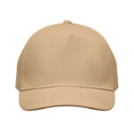 Baseball cap 5 panels 180gr Weiß von oben