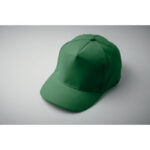 Baseball cap 5 panels 180gr Gruen, Detailaufnahme des Materials