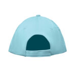 Baseball cap 5 panels 180gr Blau, Rückansicht
