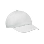 5-Panel-Baseball-Cap Kinder Weiß als Werbeartikel mit Logodruck