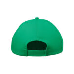 5-Panel-Baseball-Cap Kinder Gruen, Detailaufnahme des Materials