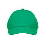 5-Panel-Baseball-Cap Kinder Gruen, Seitenansicht